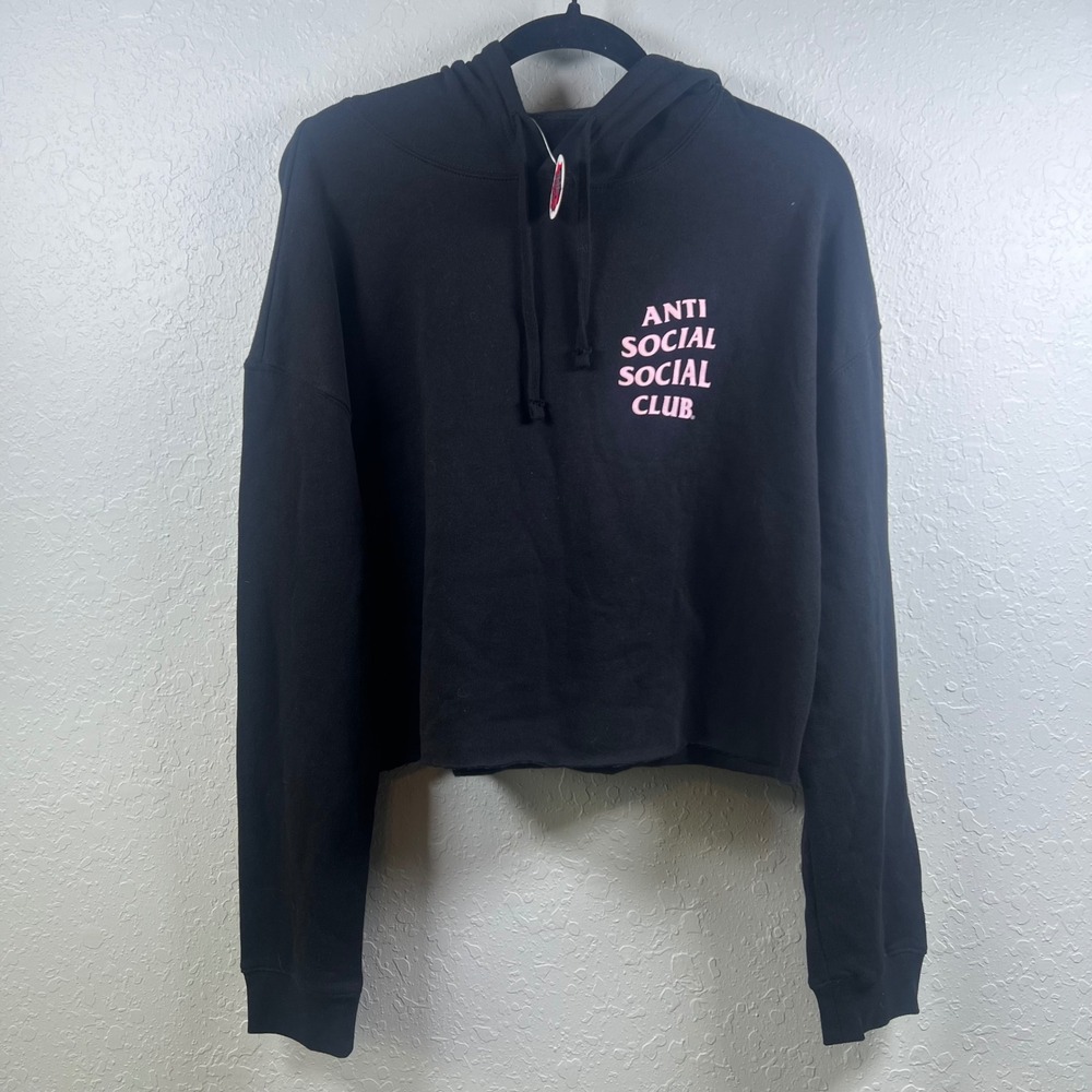 Anti Social Social Club ABG Cropped Hoodie Streetwear Womens Large Mindgames